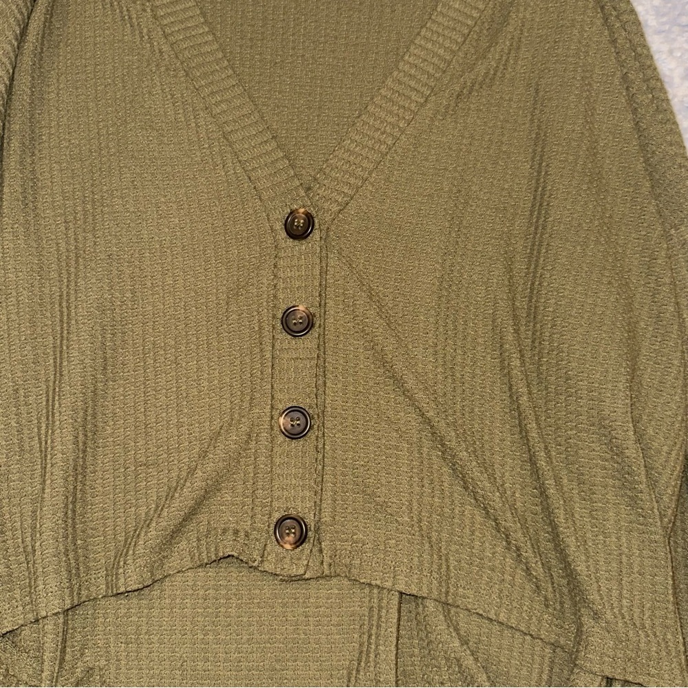 Forever 21 Oversized Waffle Cardigan Size M - Picture 5 of 6